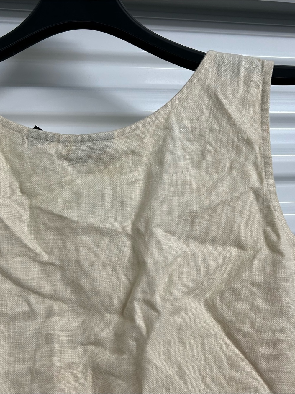 DKNY Cream Fringe Tank Top - Picture 10 of 12